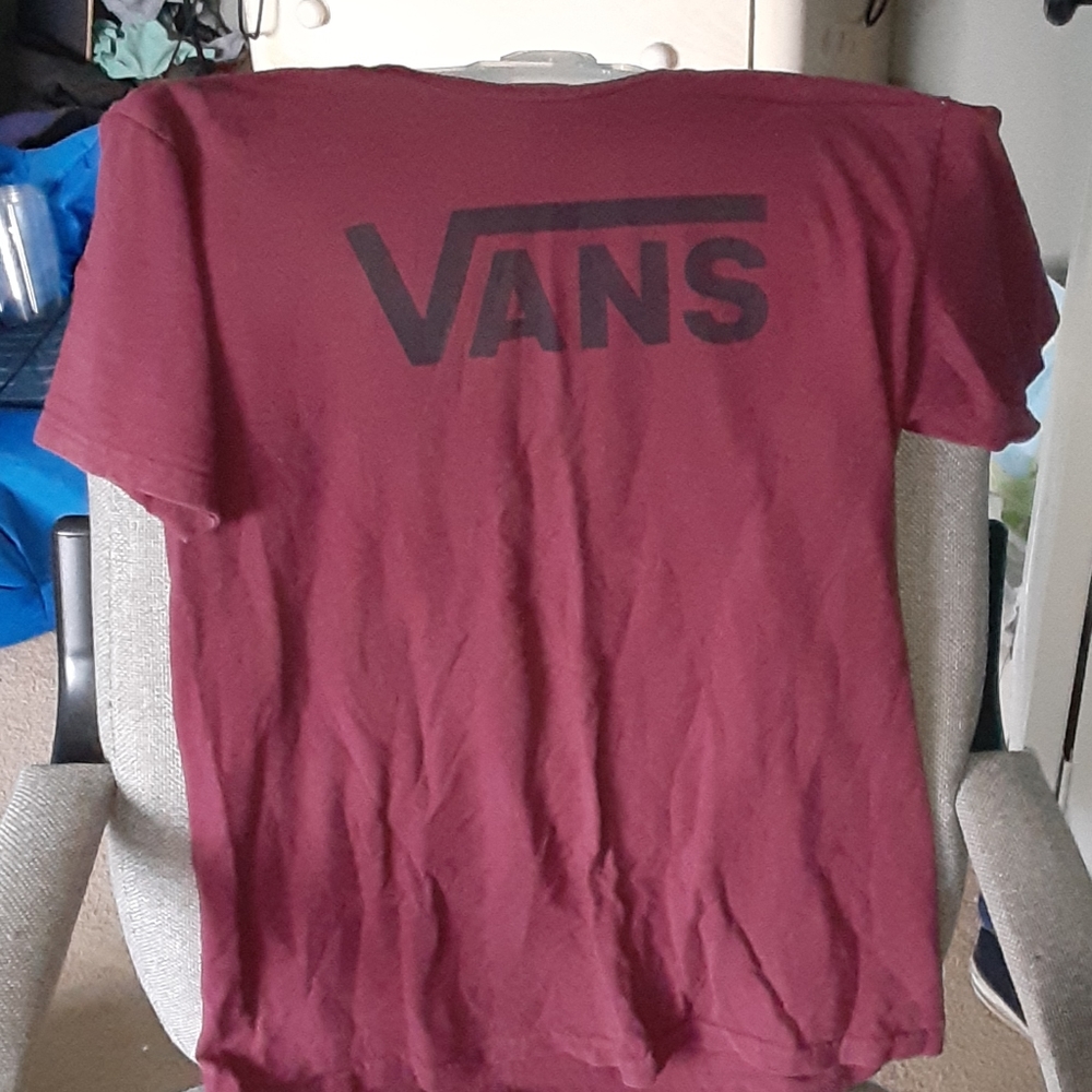 Maroon vans tee - Picture 1 of 2
